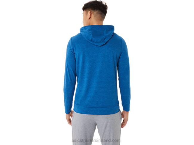 Men\s Tech Pullover Hoodie Lake Drive Heather Asics XXPD1420