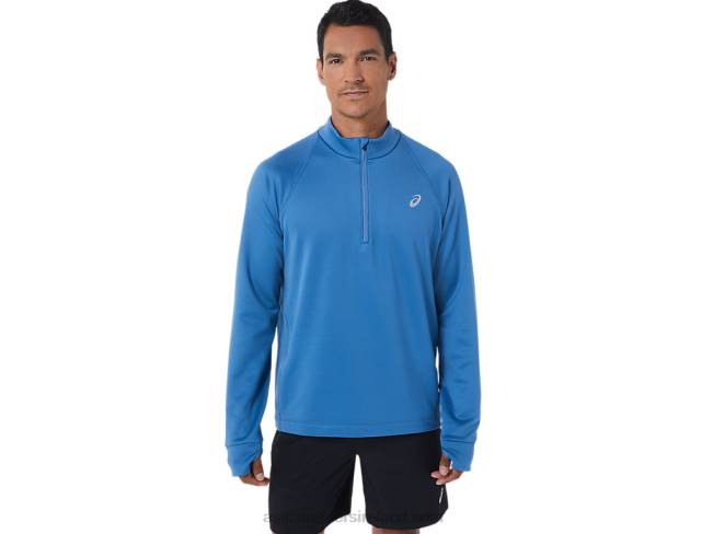 Mens Thermopolis Winter 1/2 Zip Azure Asics XXPD836