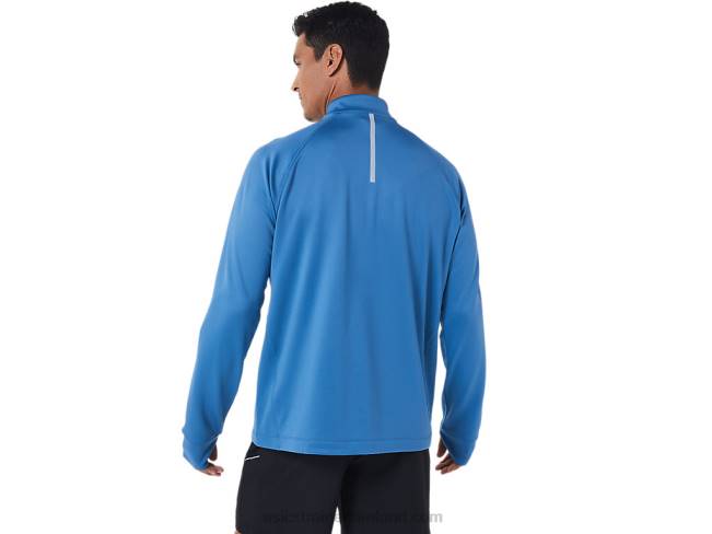 Men\s Thermopolis Winter 1/2 Zip Azure Asics XXPD836