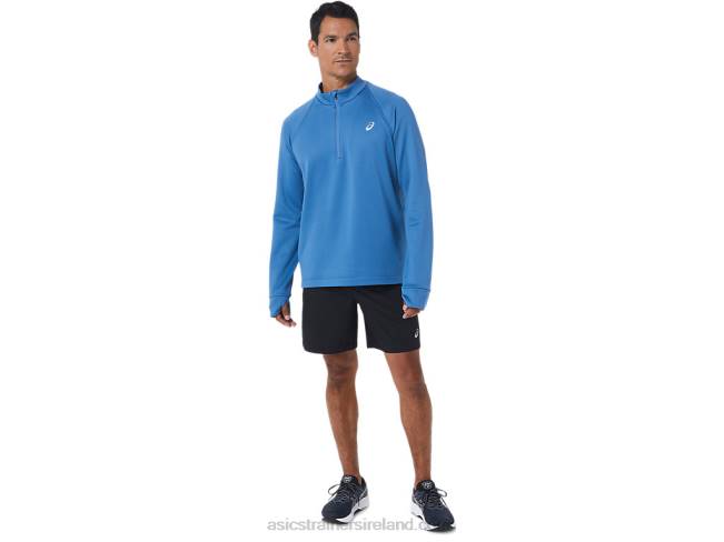 Men\s Thermopolis Winter 1/2 Zip Azure Asics XXPD836