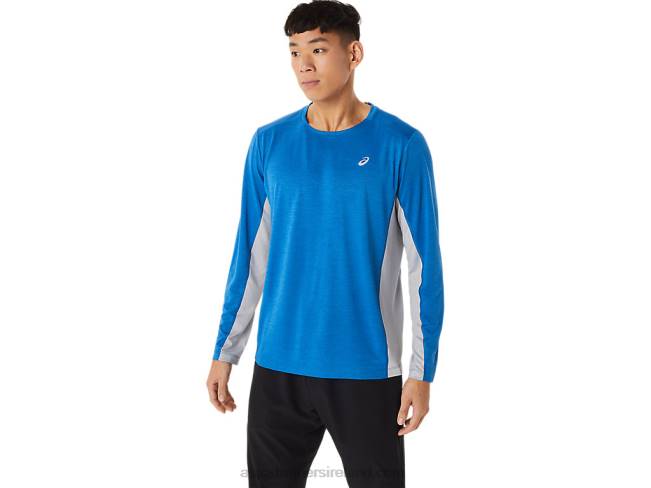 Mens Train Sana Long Sleeve Lake Drive/Piedmont Grey Asics XXPD1412