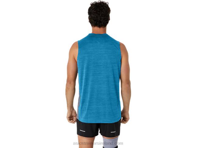 Men\s Train Sana Muscle Tank Island Blue/Sheet Rock Asics XXPD17