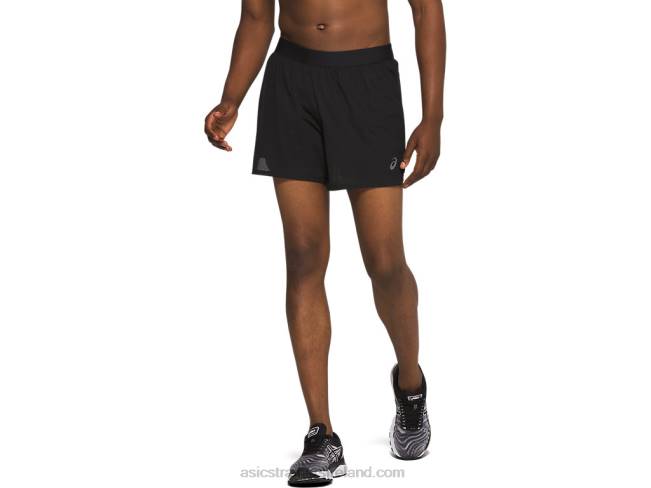 Mens Ventilate 2-N-1 5in Short Performance Black Asics XXPD2085