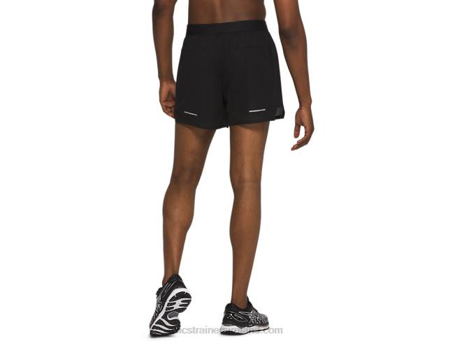 Men\s Ventilate 2-N-1 5in Short Performance Black Asics XXPD2085