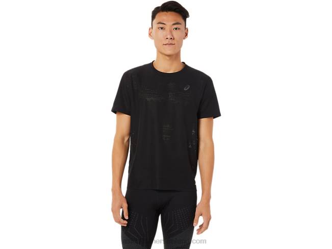 Mens Ventilate Actibreeze Short Sleeve Top Performance Black Asics XXPD1390