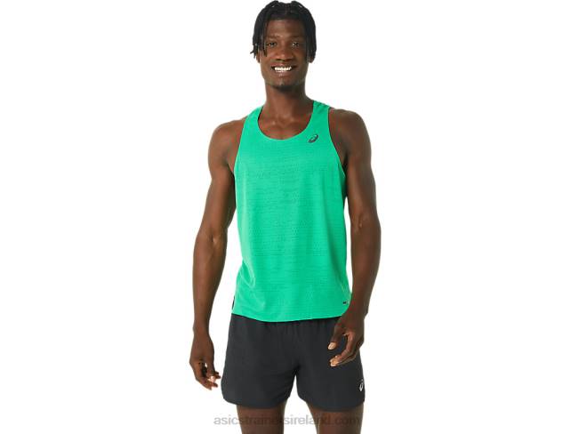 Mens Ventilate Actibreeze Singlet Cilantro Asics XXPD29