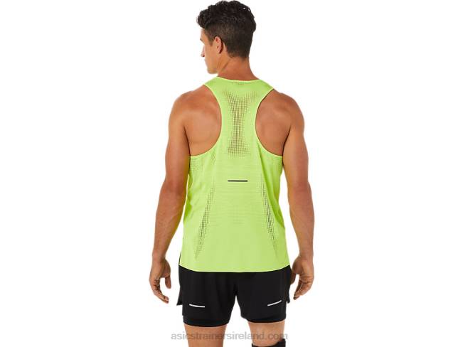 Men\s Ventilate Actibreeze Singlet Hazard Green Asics XXPD1391