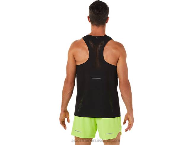 Men\s Ventilate Actibreeze Singlet Performance Black Asics XXPD1402