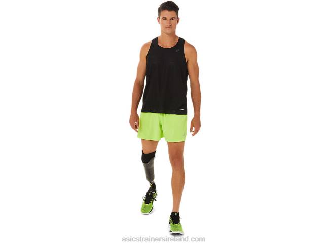 Men\s Ventilate Actibreeze Singlet Performance Black Asics XXPD1402