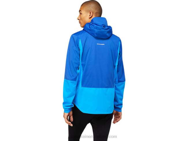 Men\s Winter Accelerate Jacket Monaco Blue/Electric Blue Asics XXPD1615