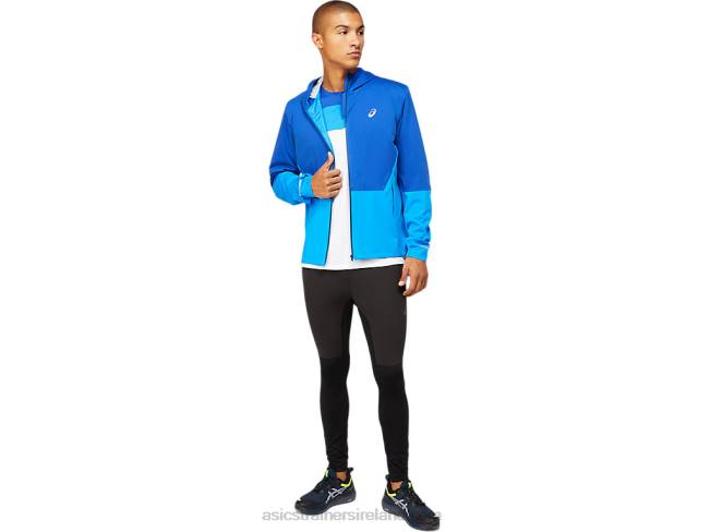 Men\s Winter Accelerate Jacket Monaco Blue/Electric Blue Asics XXPD1615