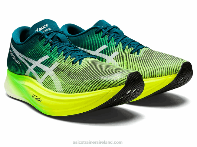 Metaspeed Edge+ Velvet Pine/Safety Yellow Asics XXPD1253