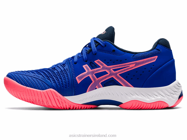 Netburner Ballistic FF 2 Lapis Lazuli Blue/Blazing Coral Asics XXPD2356