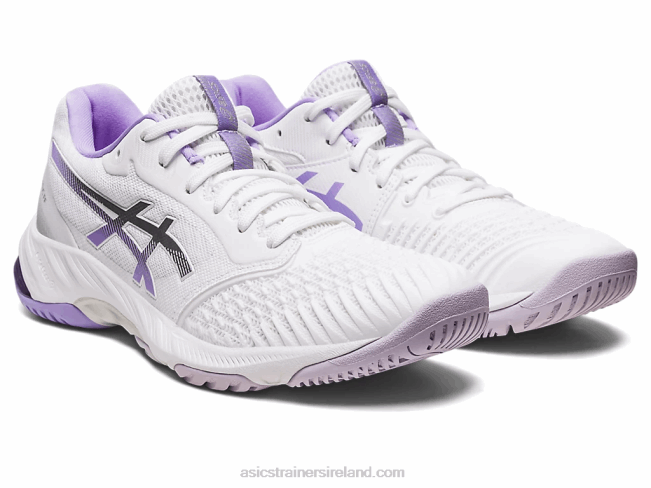 Netburner Ballistic FF 3 White/Digital Violet Asics XXPD2580