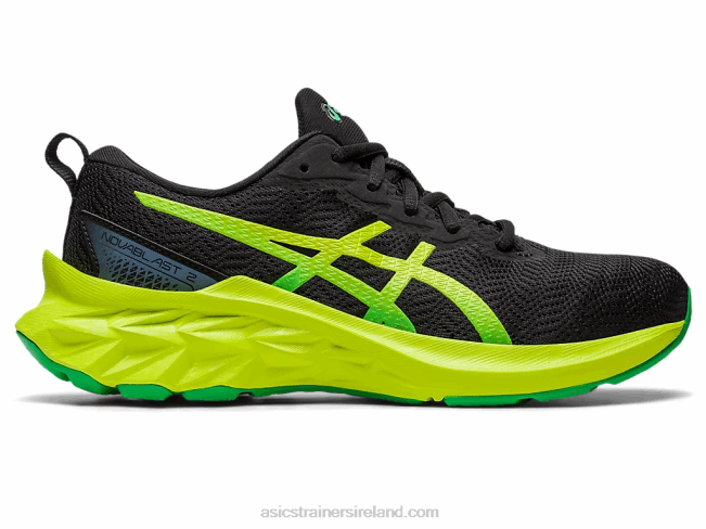 Novablast 2 Grade School Black/Lime Zest Asics XXPD4309