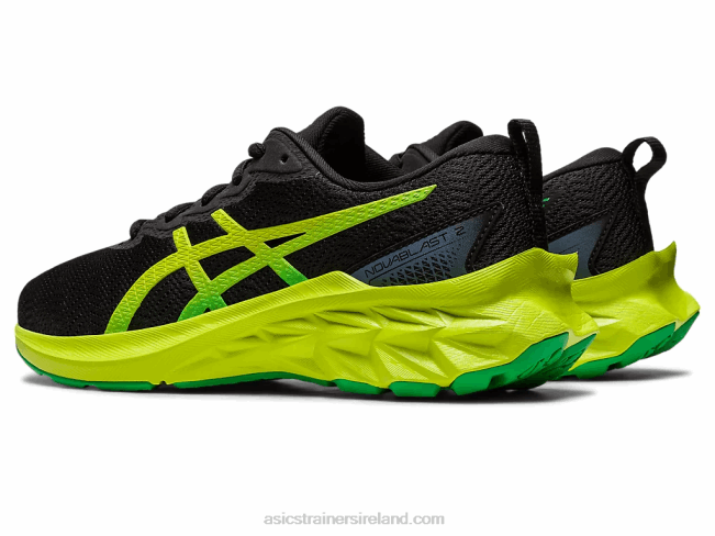 Novablast 2 Grade School Black/Lime Zest Asics XXPD4309