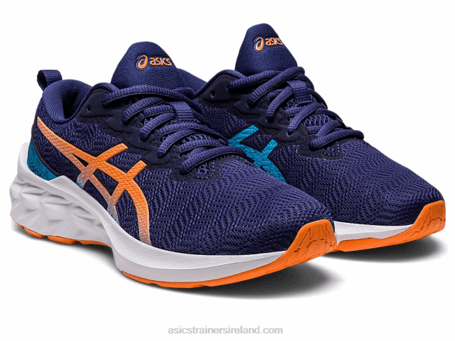 Novablast 2 Grade School Indigo Blue/Sun Peach Asics XXPD4277