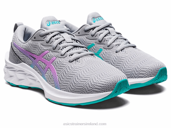 Novablast 2 Grade School Piedmont Grey/Lavender Glow Asics XXPD4427