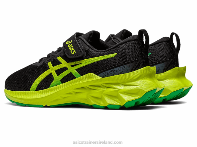 Novablast 2 Pre-School Black/Lime Zest Asics XXPD4224