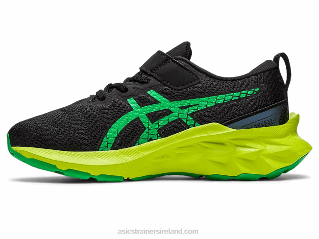 Novablast 2 Pre-School Black/Lime Zest Asics XXPD4224