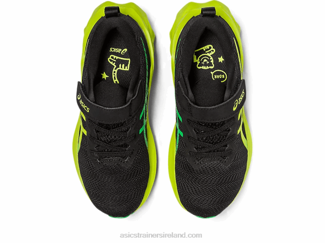 Novablast 2 Pre-School Black/Lime Zest Asics XXPD4224