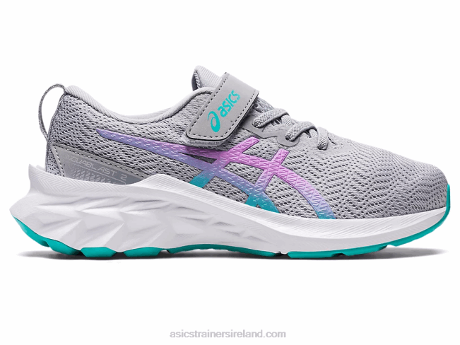 Novablast 2 Pre-School Piedmont Grey/Lavender Glow Asics XXPD4431