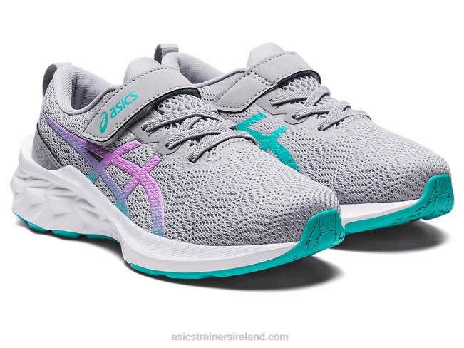 Novablast 2 Pre-School Piedmont Grey/Lavender Glow Asics XXPD4431