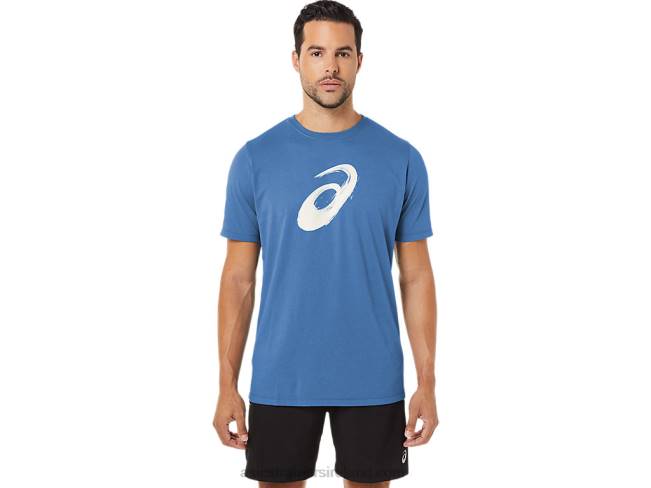 Paintbrush Short Sleeve Tee Azure Asics XXPD1057