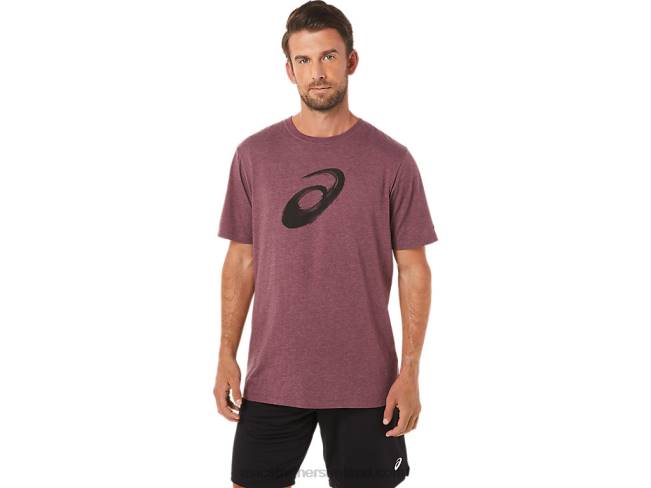 Paintbrush Short Sleeve Tee Deep Mars Heather Asics XXPD2078