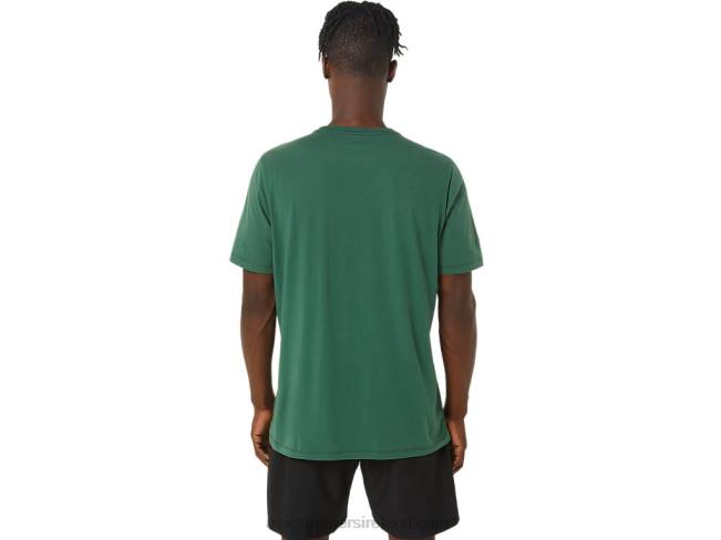 Paintbrush Short Sleeve Tee Hunter Green Asics XXPD879