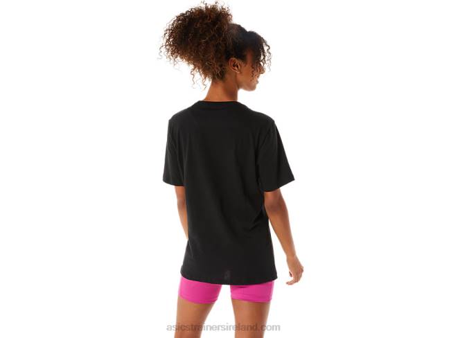 Paintbrush Short Sleeve Tee Performance Black Asics XXPD2075