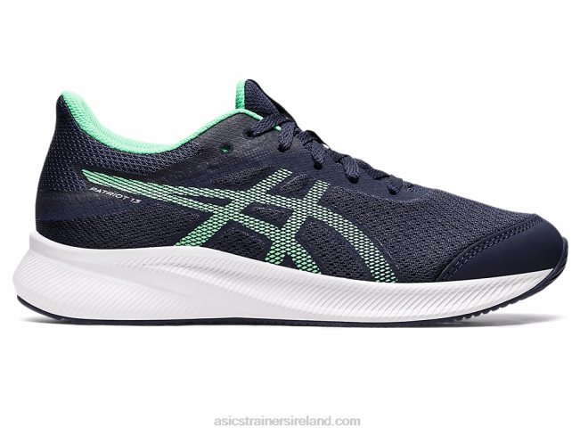 Patriot 13 Grade School Midnight/New Leaf Asics XXPD4439