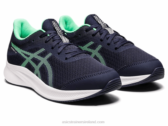 Patriot 13 Grade School Midnight/New Leaf Asics XXPD4439