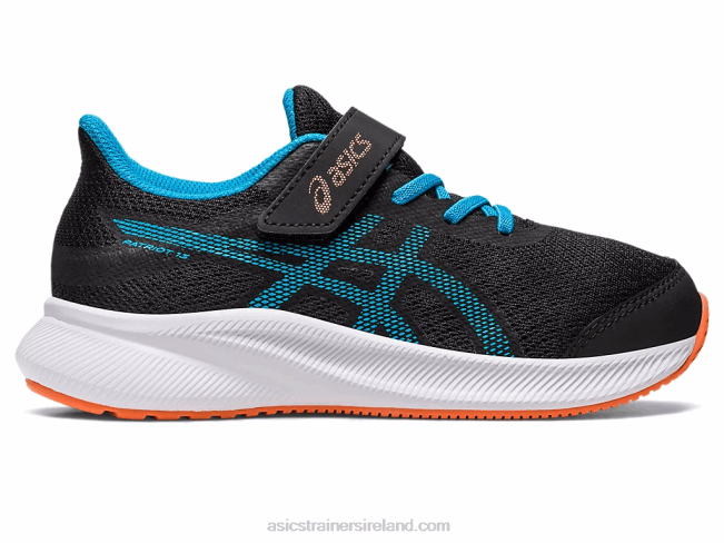 Patriot 13 Pre-School Black/Island Blue Asics XXPD4308