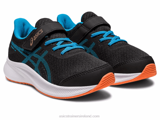 Patriot 13 Pre-School Black/Island Blue Asics XXPD4308