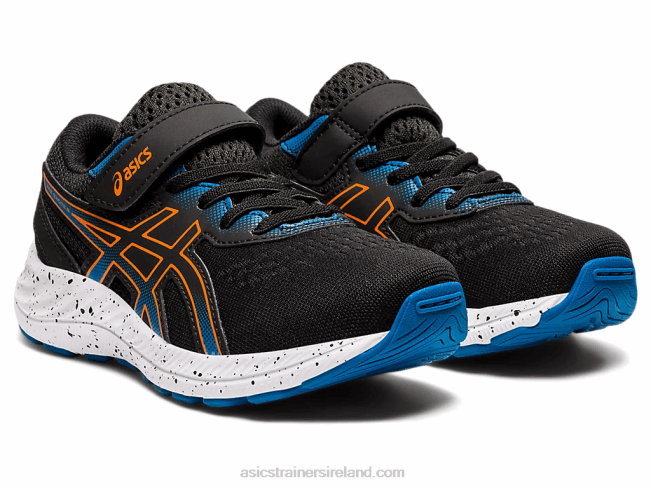 Pre Excite 8 Pre-School Black/Marigold Orange Asics XXPD4532