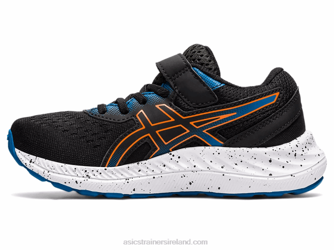 Pre Excite 8 Pre-School Black/Marigold Orange Asics XXPD4532