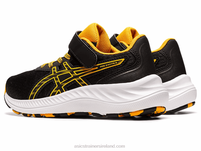 Pre Excite 9 Pre-School Black/Amber Asics XXPD4344