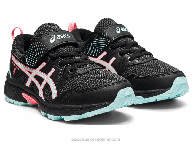 Pre Venture 8 Pre-School Black/Clear Blue Asics XXPD4501