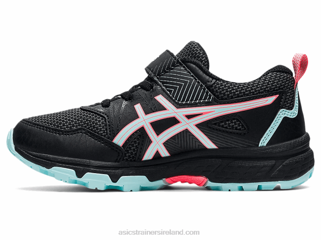 Pre Venture 8 Pre-School Black/Clear Blue Asics XXPD4501