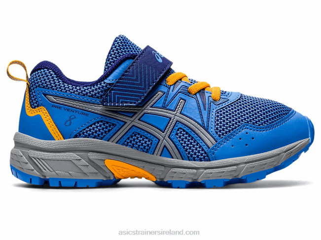 Pre Venture 8 Pre-School Blue Coast/Dive Blue Asics XXPD4382