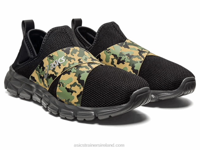 Quantum Lyte Slip-On Black/Camo Asics XXPD1232