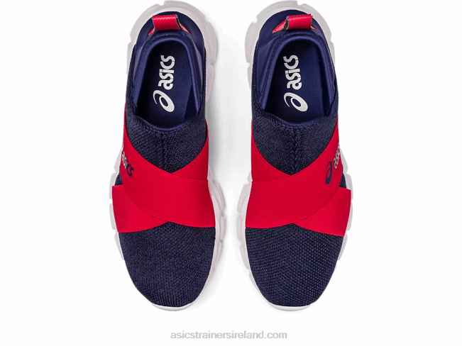 Quantum Lyte Slip-On Indigo Blue/Speed Red Asics XXPD1237