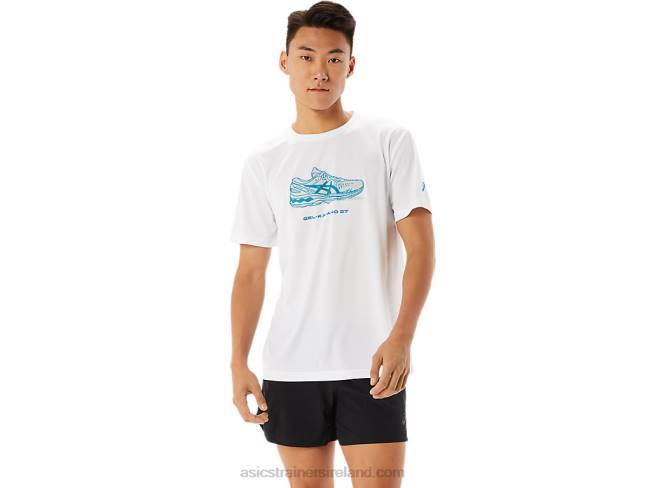 Shoe Graphic Short Sleeve Tee Brilliant White Asics XXPD1368