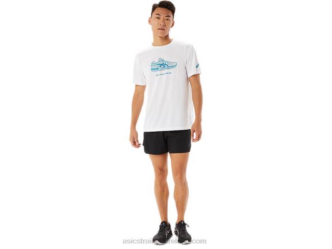 Shoe Graphic Short Sleeve Tee Brilliant White Asics XXPD1368