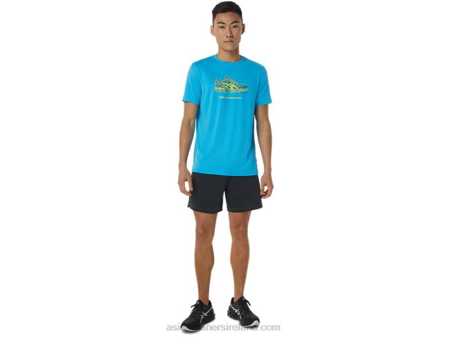 Shoe Graphic Short Sleeve Tee Digital Aqua Asics XXPD1376