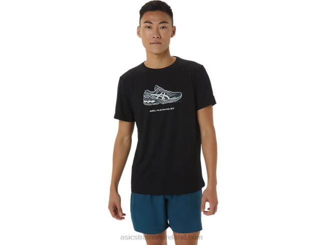 Shoe Graphic Short Sleeve Tee Performance Black Asics XXPD1380