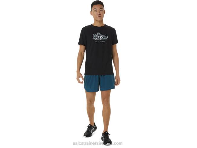 Shoe Graphic Short Sleeve Tee Performance Black Asics XXPD1380