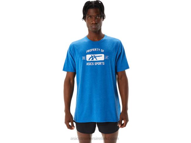 Short Sleeve Property Of Sports Tee Lake Drive Heather Asics XXPD1231