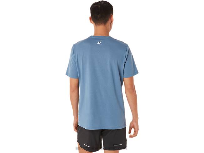 Short Sleeve Run Club Tee Storm Blue Asics XXPD1700